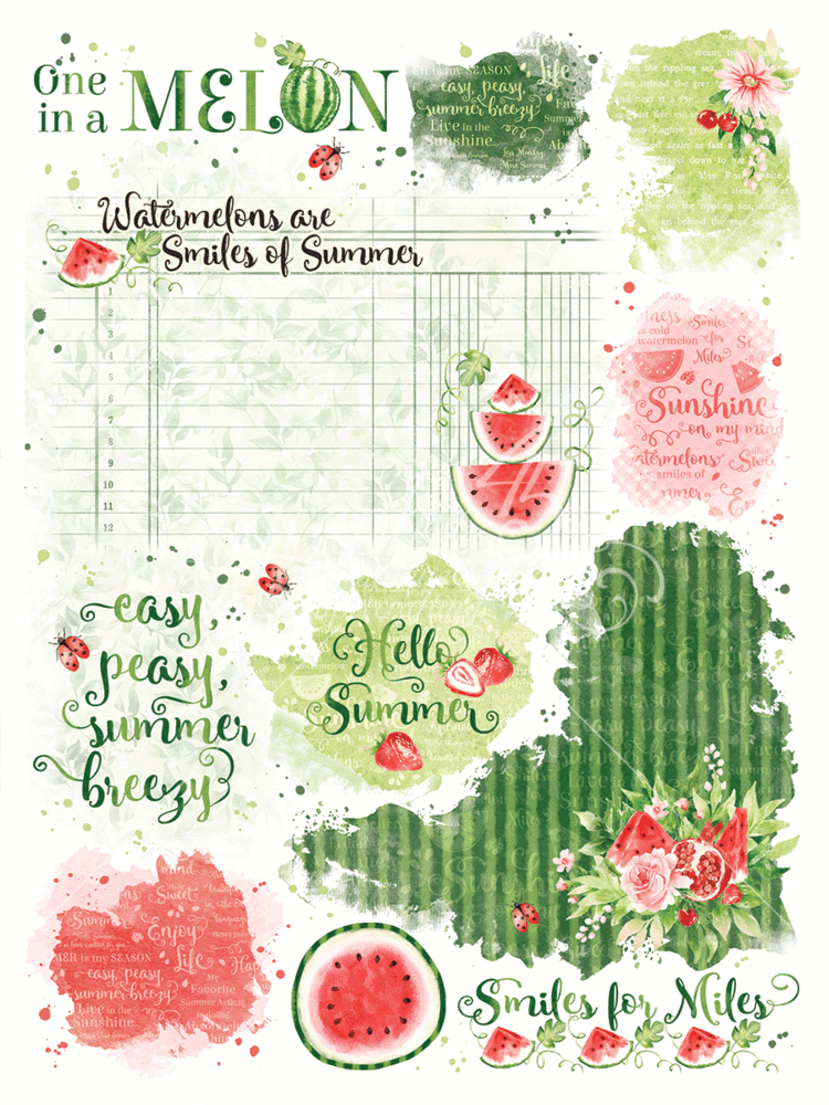 Graphic 45 Sunshine on my Mind Rub-On Transfer Set (4502844)