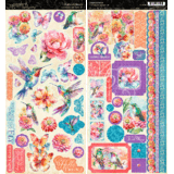 Graphic 45 Flight of Fancy Cardstock Sticker Set (4502856) (DISCONTINUED)