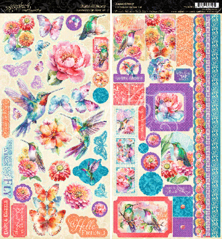 Graphic 45 Flight of Fancy Cardstock Sticker Set (4502856) (DISCONTINUED) Graphic 45 Flight of Fancy Cardstock Sticker Set (4502856) (DISCONTINUED)