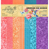 Graphic 45 Flight of Fancy 12x12 Inch Patterns & Solids Pack (4502855)