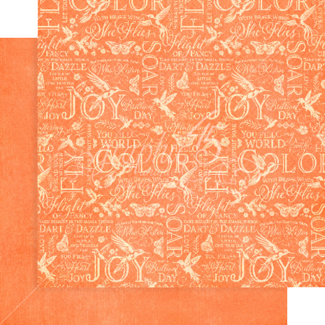 Graphic 45 Flight of Fancy 12x12 Inch Patterns & Solids Pack (4502855)