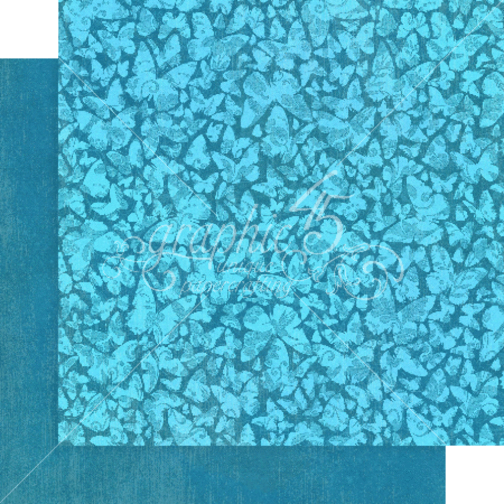 Graphic 45 Flight of Fancy 12x12 Inch Patterns & Solids Pack (4502855)