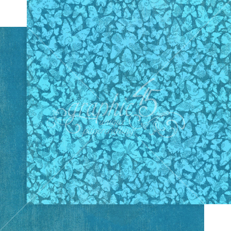 Graphic 45 Flight of Fancy 12x12 Inch Patterns & Solids Pack (4502855)