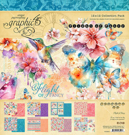 Graphic 45 Flight of Fancy 12x12 Inch Collection Pack (4502854)