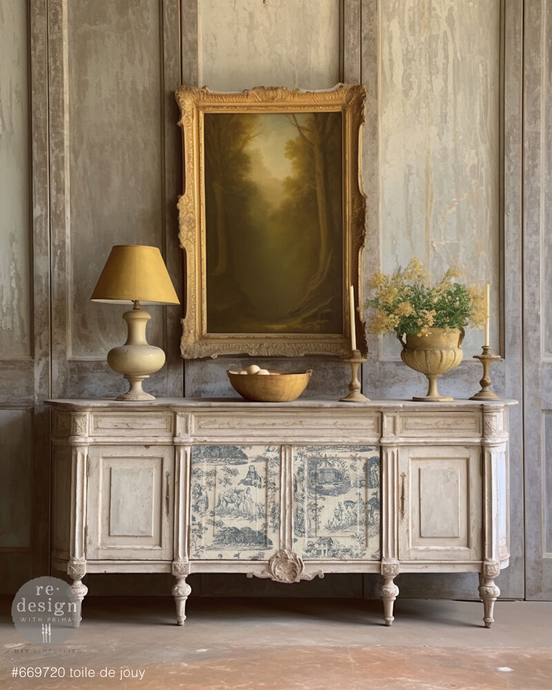 Re-Design with Prima Kacha Toile de Jouy A1 Decoupage Fiber (1pcs) (669720) (DISCONTINUED)