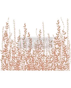 Re-Design with Prima Kacha Rose Gold Foil In the Field 18x24 Inch Decor Transfers (669744)