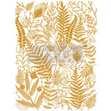 Re-Design with Prima Kacha Gold Foil Foliage Finesse 18x24 Inch Decor Transfers (669775)