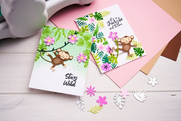 Sizzix Layered Stencils by Catherine Pooler It's a Jungle Out There (4pcs) (666662) (DISCONTINUED)