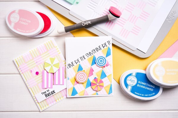 Sizzix Layered Stencils by Catherine Pooler Pool Deck (4pcs) (666663) (DISCONTINUED)