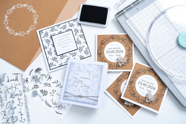 Sizzix Clear Stamps by Lisa Jones Daily Sentiments #2 (14pcs) (666610)