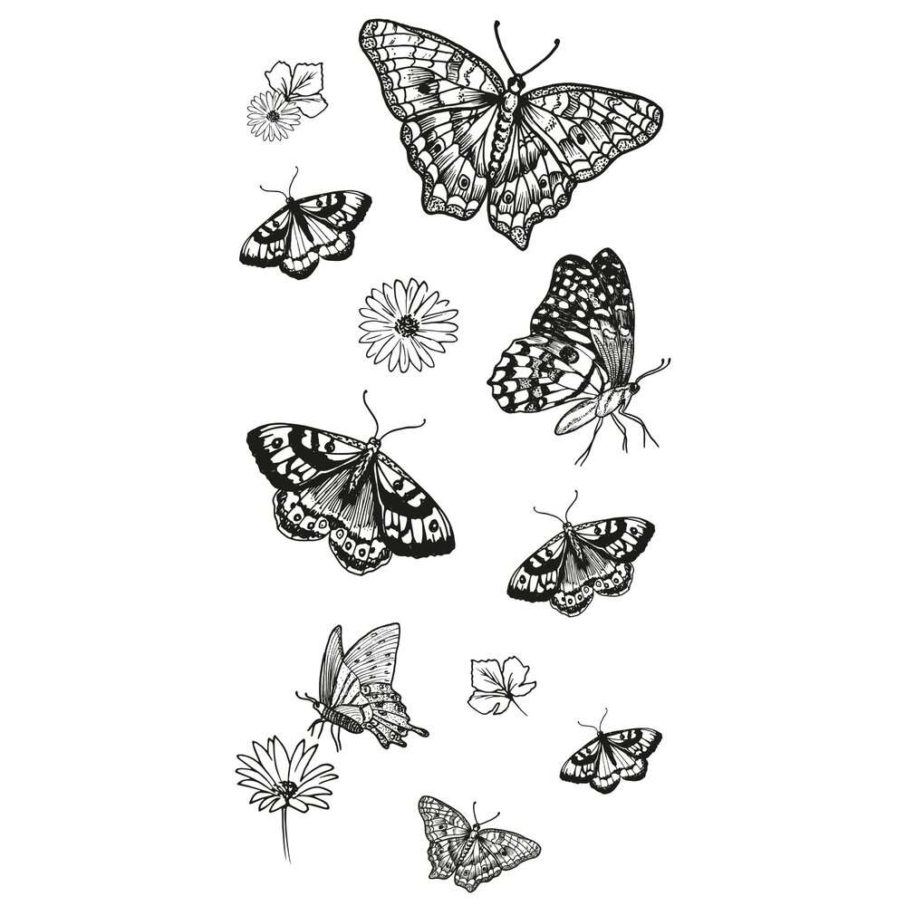 Sizzix Clear Stamps by Lisa Jones Nature Butterflies (13pcs) (666642) Sizzix Clear Stamps by Lisa Jones Nature Butterflies (13pcs) (666642)