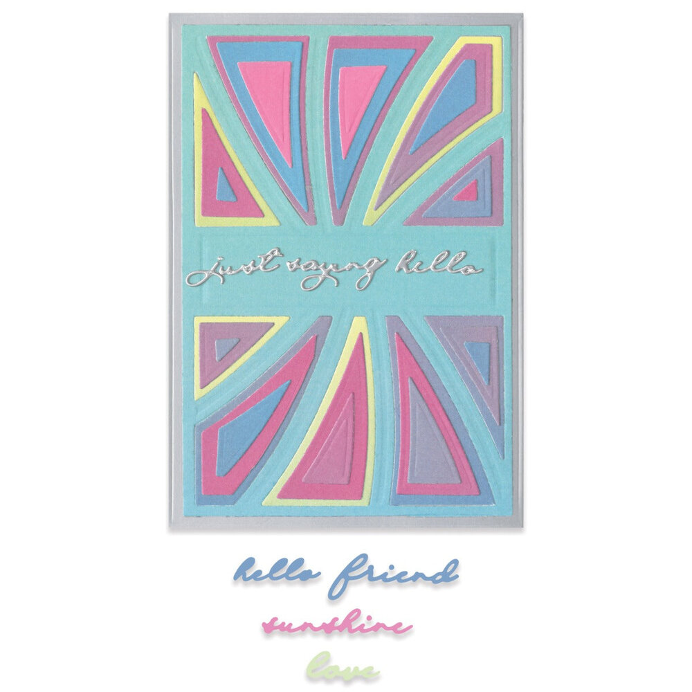 Sizzix Thinlits Die by Stacey Park Cosmopolitan, Swank Spirals (29pcs) (666650) (DISCONTINUED)