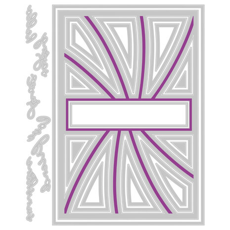 Sizzix Thinlits Die by Stacey Park Cosmopolitan, Swank Spirals (29pcs) (666650) (DISCONTINUED)