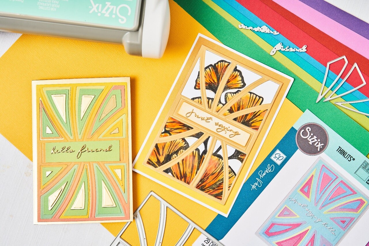 Sizzix Thinlits Die by Stacey Park Cosmopolitan, Swank Spirals (29pcs) (666650) (DISCONTINUED)