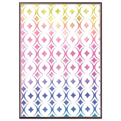 Sizzix Stencil by Stacey Park Cosmopolitan, Uptown Adornment (666647) (DISCONTINUED)