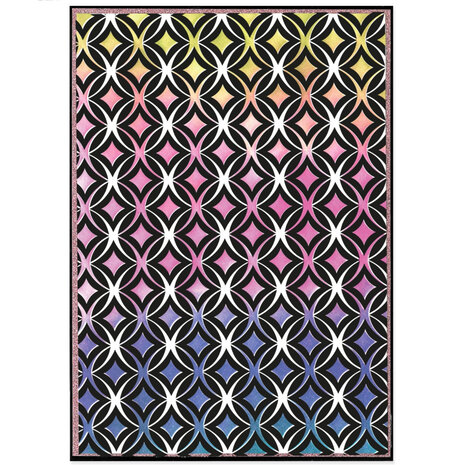 Sizzix Stencil by Stacey Park Cosmopolitan, Uptown Adornment (666647) (DISCONTINUED)