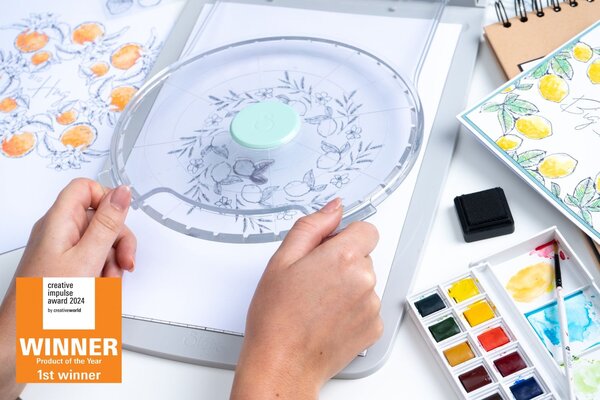 Sizzix Stencil & Stamp Tool - Stamp & Spin Tool (666614)