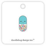 Doodlebug Design Happy Pill Collectible Pins (8020) (DISCONTINUED)