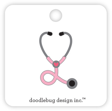 Doodlebug Design Healthy Heart Collectible Pins (8021) (DISCONTINUED) Doodlebug Design Healthy Heart Collectible Pins (8021) (DISCONTINUED)