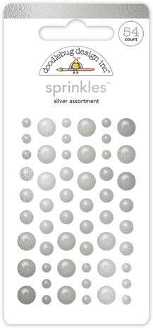 Doodlebug Design Silver Assortment Sprinkles (8214) (DISCONTINUED) Doodlebug Design Silver Assortment Sprinkles (8214) (DISCONTINUED)