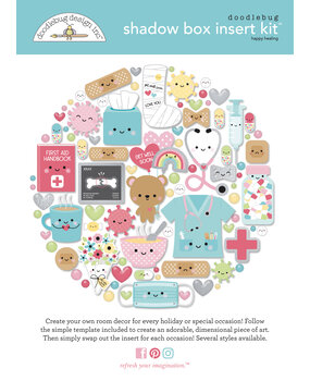 Doodlebug Design Happy Healing Shadow Box Kit (8153) (DISCONTINUED)