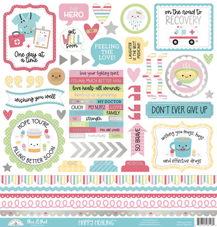 Doodlebug Design Happy Healing This & That Stickers (8148) (DISCONTINUED) Doodlebug Design Happy Healing This & That Stickers (8148) (DISCONTINUED)
