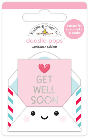 Doodlebug Design Get Well Soon Doodle-pops (8012) (OUTLET)