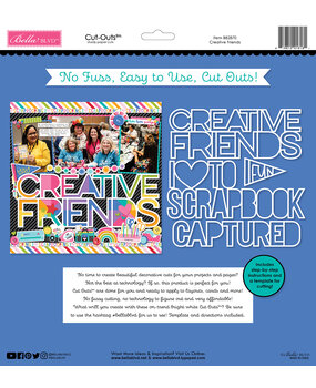 Bella BLVD Creative Friends Cut Outs (BB2870) (OUTLET)