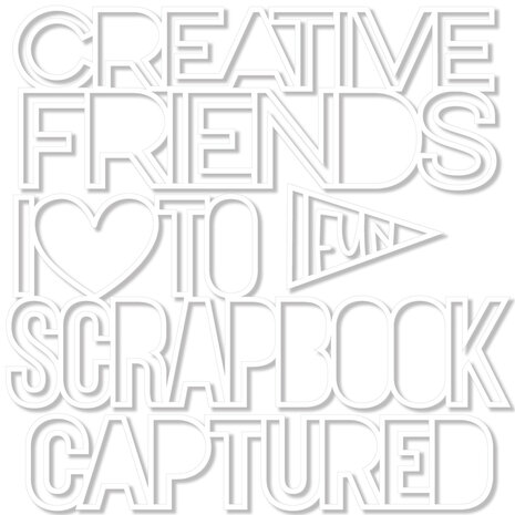 Bella BLVD Creative Friends Cut Outs (BB2870) (DISCONTINUED)