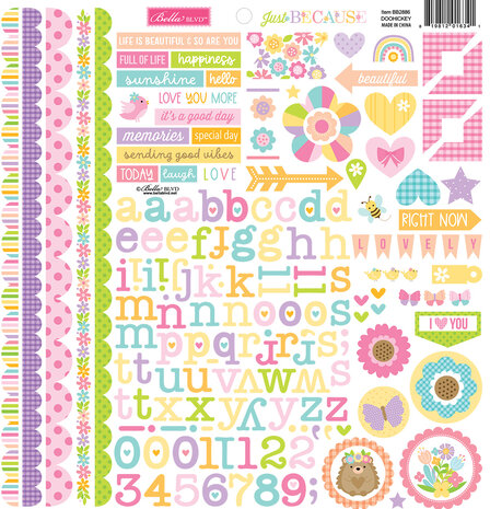 Bella BLVD Just Because Doohickey Cardstock Stickers (BB2886) (DISCONTINUED) Bella BLVD Just Because Doohickey Cardstock Stickers (BB2886) (DISCONTINUED)