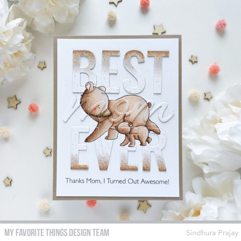 My Favorite Things Next to You Clear Stamps (SY-68)