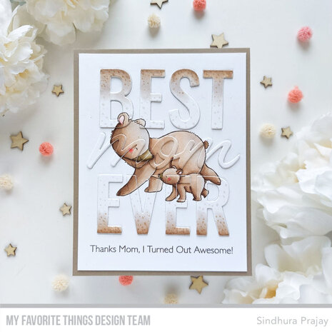 My Favorite Things Next to You Clear Stamps (SY-68)