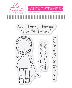 My Favorite Things Safe Place Clear Stamps (PI-346) (DISCONTINUED)