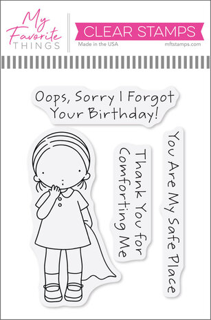 My Favorite Things Safe Place Clear Stamps (PI-346) (DISCONTINUED)