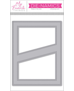 My Favorite Things Stitched Diagonal Center Strip Cover-Up Die-namics (MFT-2749) (DISCONTINUED)