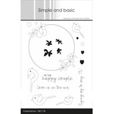 Simple and Basic Love Is In the Air A6 Clear Stamp (SBC178) (DISCONTINUED)