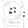 Simple and Basic Love Is In the Air A6 Clear Stamp (SBC178) (DISCONTINUED)