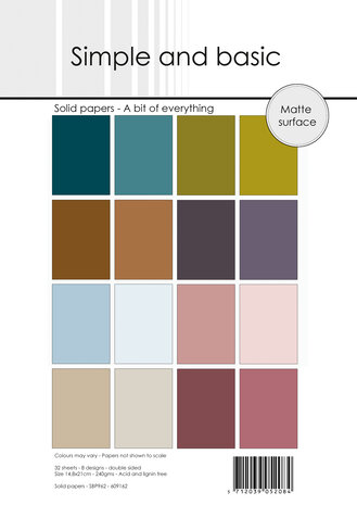 Simple and Basic A Bit of Everything A5 Solid Papers (SBP962) (DISCONTINUED) Simple and Basic A Bit of Everything A5 Solid Papers (SBP962) (DISCONTINUED)