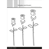 Simple and Basic Set of 3 Roses Dies (SBD449) (DISCONTINUED)
