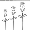 Simple and Basic Set of 3 Roses Dies (SBD449) (DISCONTINUED)