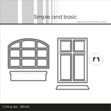 Simple and Basic Barn Window & Balcony Box Dies (SBD444) (DISCONTINUED)