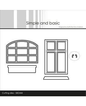 Simple and Basic Barn Window & Balcony Box Dies (SBD444) (DISCONTINUED)