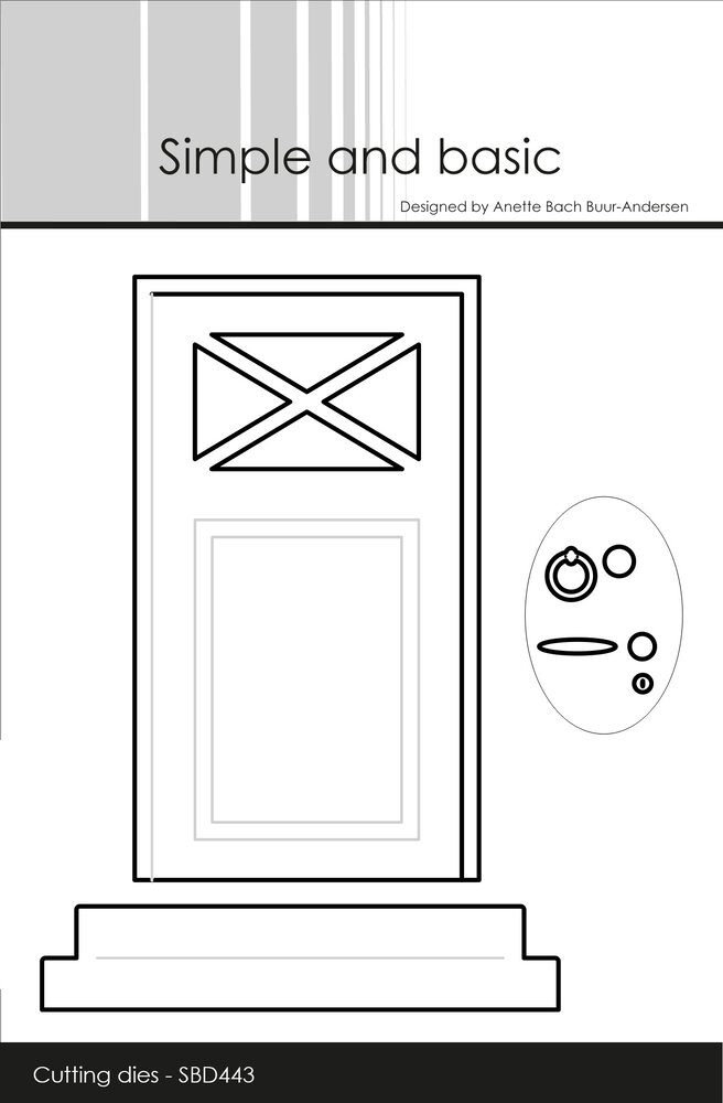 Simple and Basic Front Door Dies (SBD443) (OUTLET)
