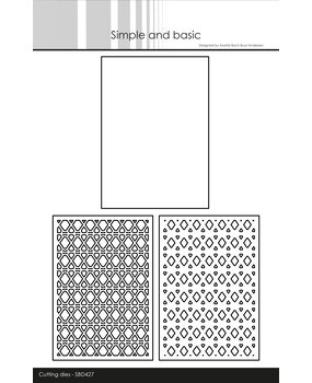 Simple and Basic Layered Geometric Pattern A7 Dies (SBD427) (DISCONTINUED)