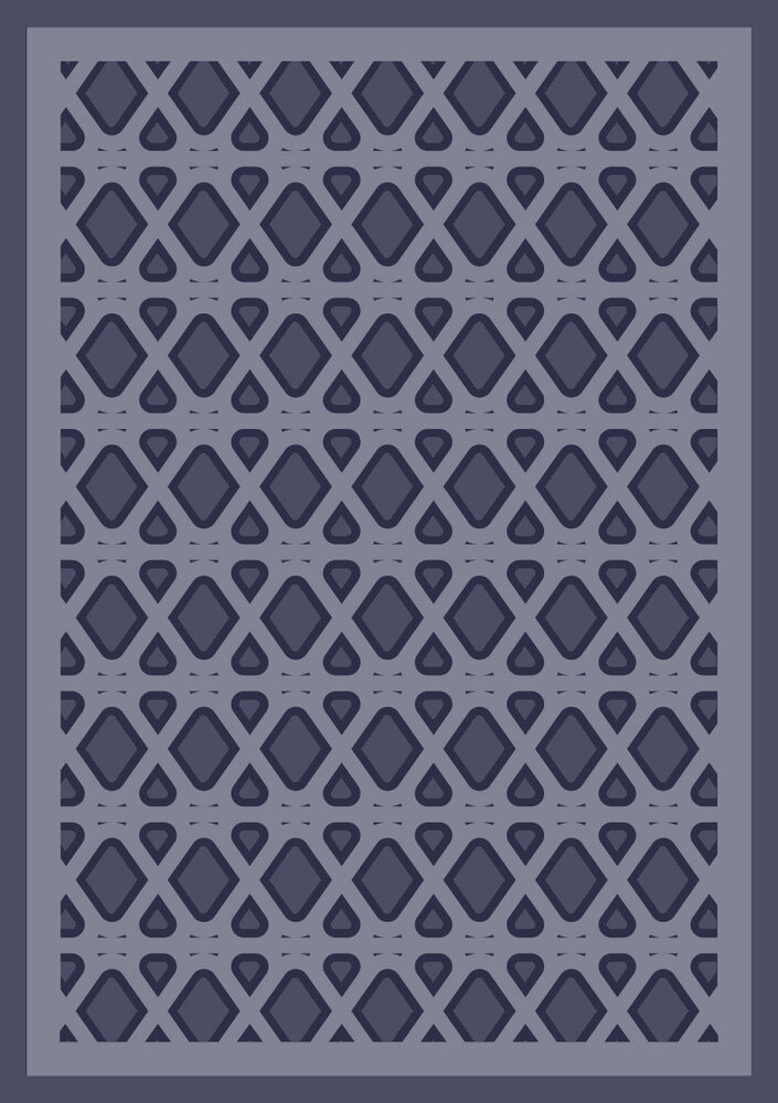 Simple and Basic Layered Geometric Pattern A7 Dies (SBD427) (DISCONTINUED)