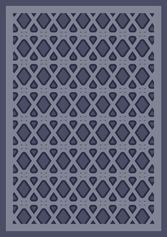 Simple and Basic Layered Geometric Pattern A7 Dies (SBD427) (DISCONTINUED)