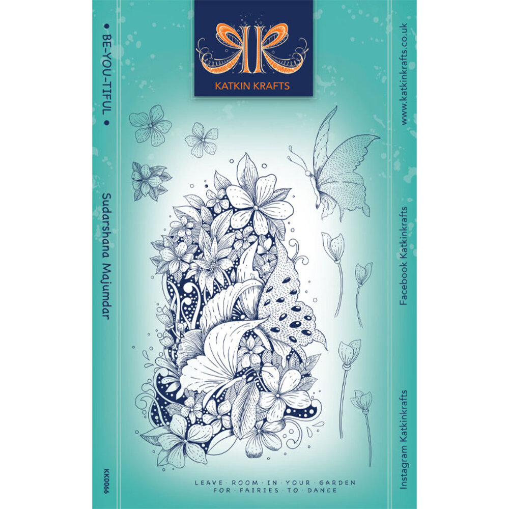 Katkin Krafts Be-You-Tiful A5 Clear Stamp Set (KK0066) (OUTLET)