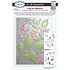 Companion Colouring Stencil Folk Art Blooms (2pcs) (CEST156) (OUTLET)