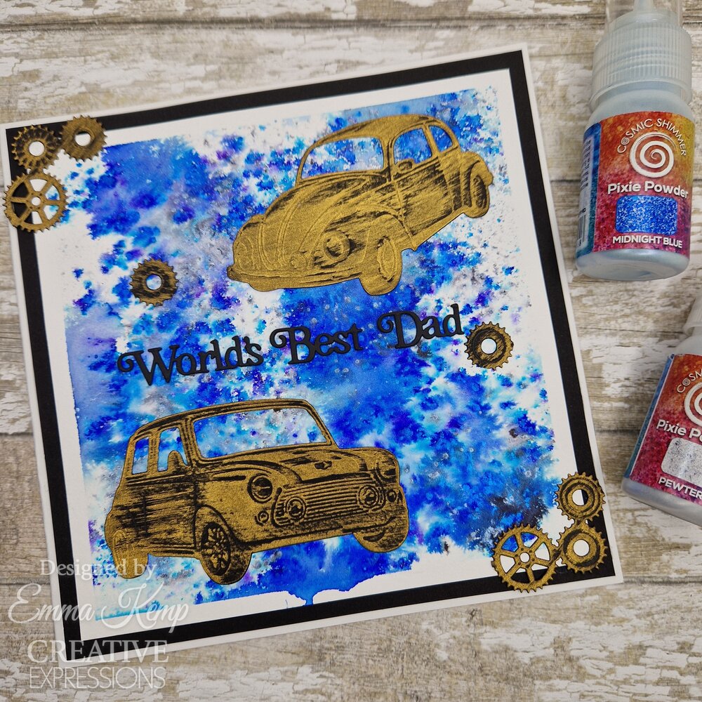 Creative Expressions Sue Wilson Craft Die Mini Shadowed Sentiments World's Best Dad (CEDSS046) (OUTLET)