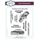 Creative Expressions Clear Stamp A5 Vintage Cars (CEC1087) (OUTLET)